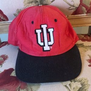 Vintage Indiana University Red Snapback Hat